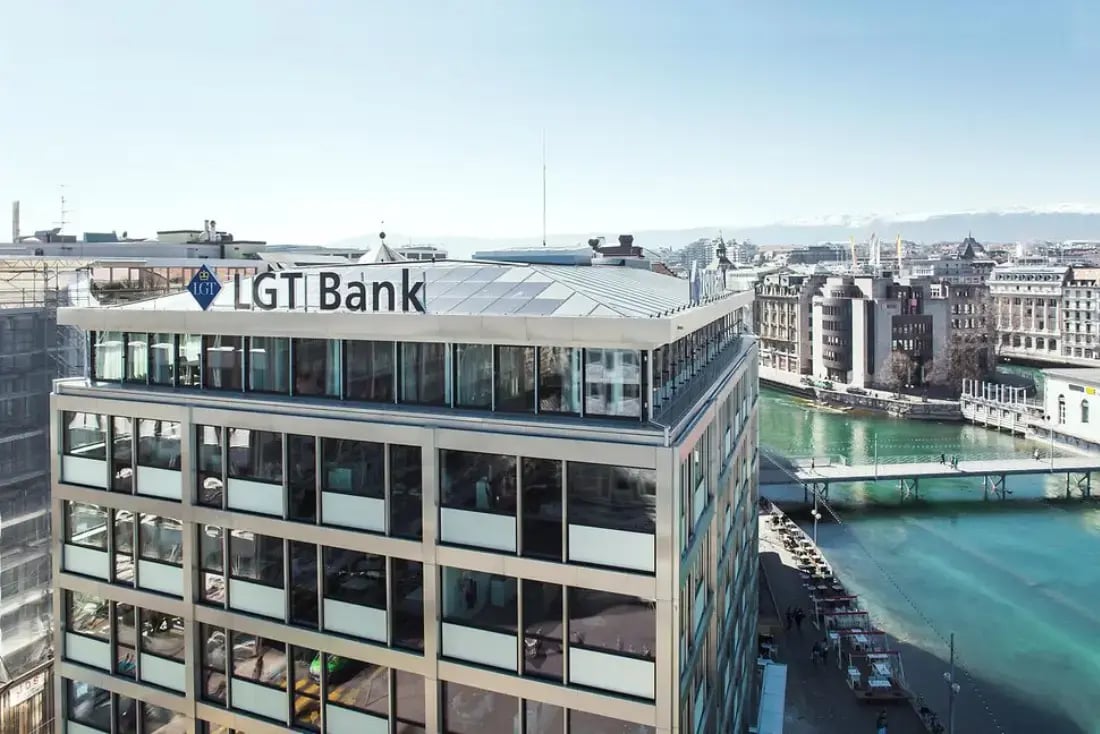 LGT Bank, Building from the outside